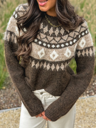 Pull Vainy - Chocolat