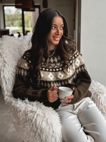Pull Vainy - Chocolat