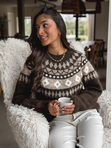 Pull Vainy - Chocolat