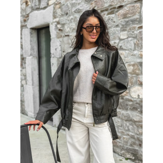 Veste en simili Soraline - Kaki