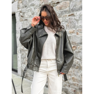 Veste en simili Soraline - Kaki