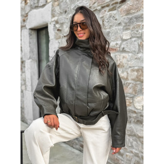 Veste en simili Soraline - Kaki