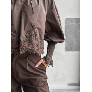 Blouse Hélène - Chocolat