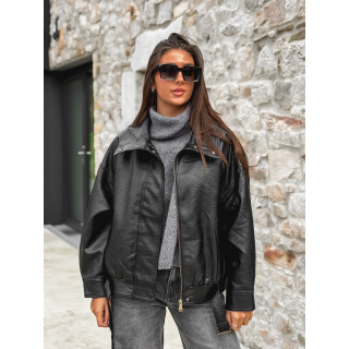 Veste en simili Soraline - Noir