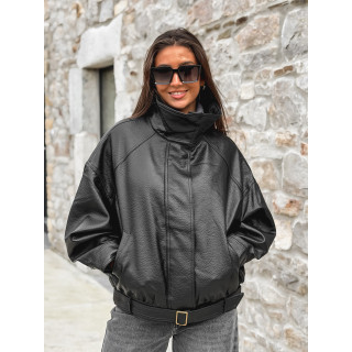 Veste en simili Soraline - Noir