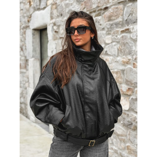 Veste en simili Soraline - Noir