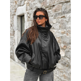 Veste en simili Soraline - Noir