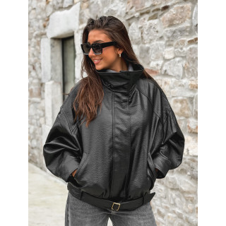 Veste en simili Soraline - Noir