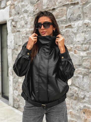 Veste en simili Soraline - Noir
