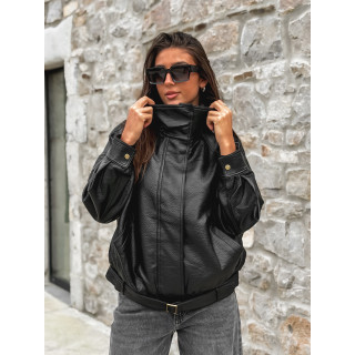 Veste en simili Soraline - Noir