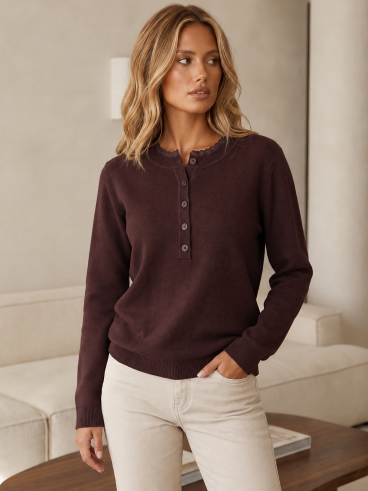 Pull Solita - Chocolat