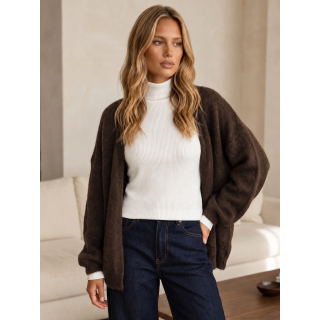 Gilet Dalia - Chocolat