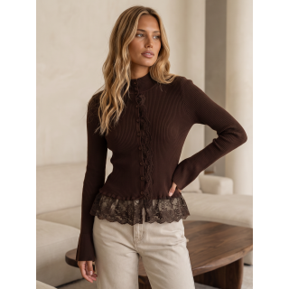 Blouse Élénaé - Chocolat