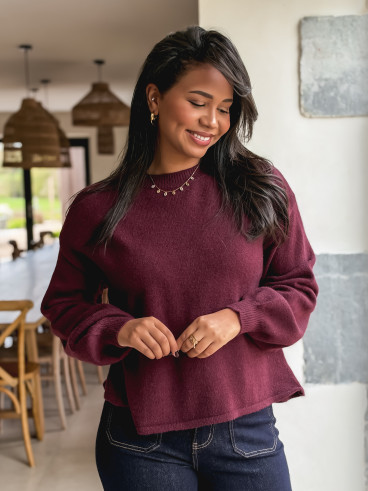 Pull Margaret - Bordeaux