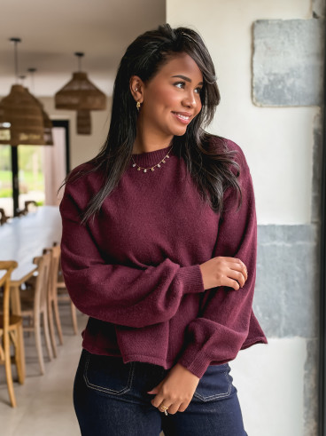 Pull Margaret - Bordeaux