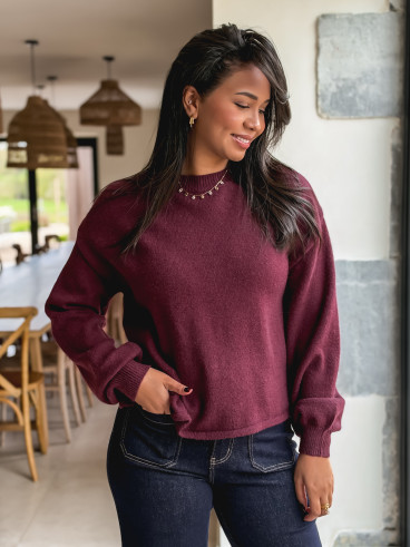 Pull Margaret - Bordeaux