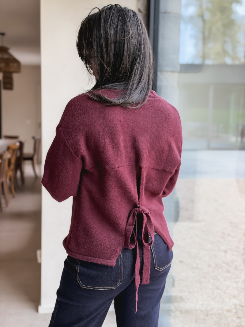Pull Margaret - Bordeaux