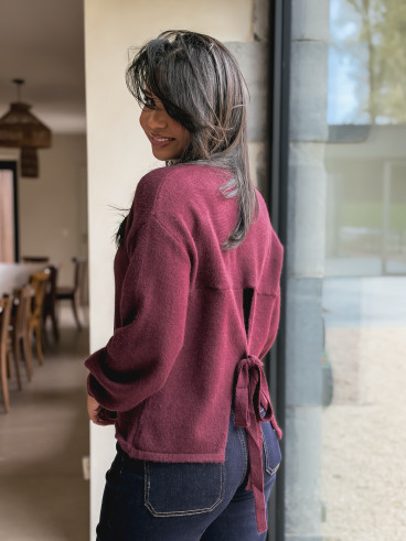 Pull Margaret - Bordeaux