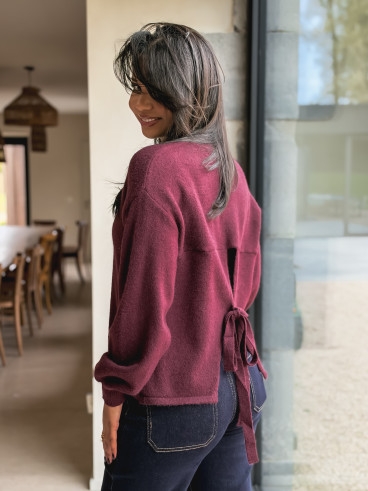 Pull Margaret - Bordeaux