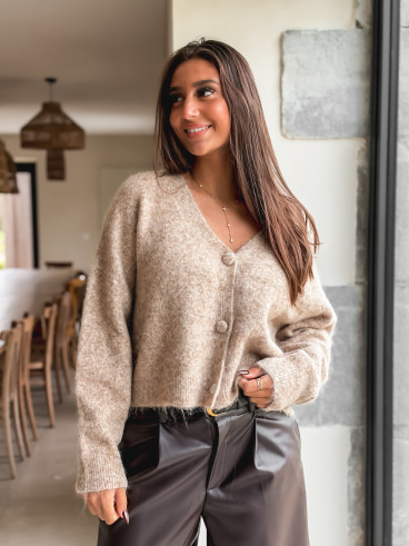 Gilet Jenny - Taupe