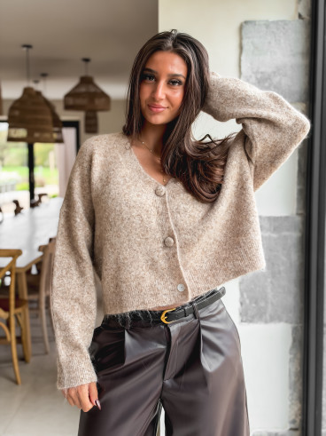 Gilet Jenny - Taupe