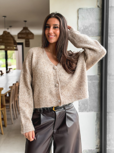 Gilet Jenny - Taupe
