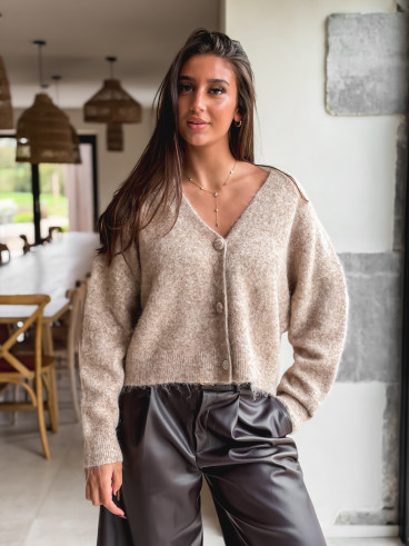 Gilet Jenny - Taupe