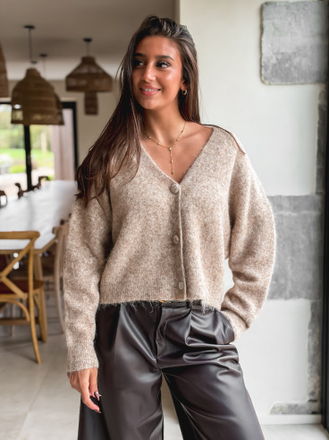 Gilet Jenny - Taupe