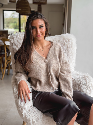 Gilet Jenny - Taupe