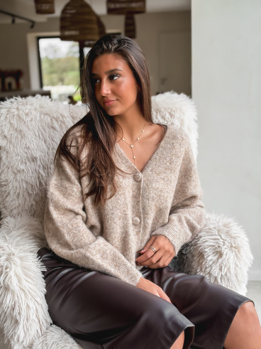 Gilet Jenny - Taupe