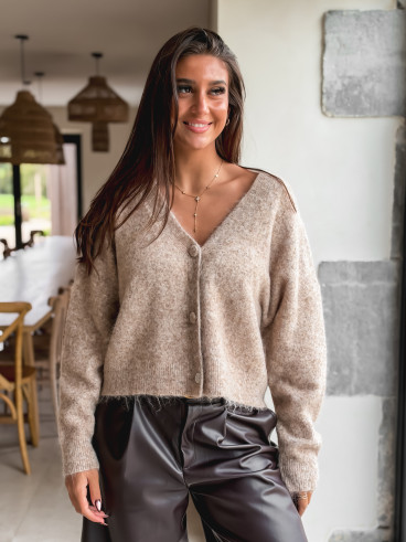 Gilet Jenny - Taupe