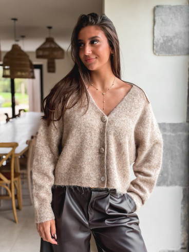 Gilet Jenny - Taupe