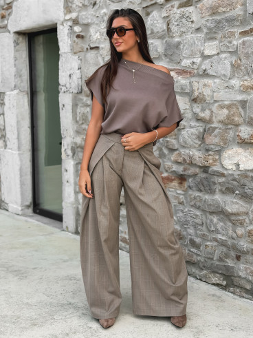 Pantalon Lyvane - Taupe