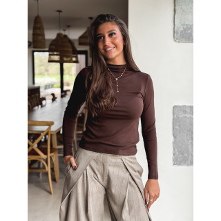 Blouse Maélisse - Chocolat