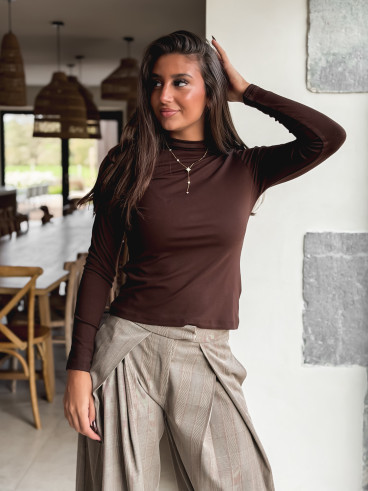 Blouse Maélisse - Chocolat