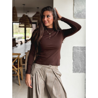 Blouse Maélisse - Chocolat