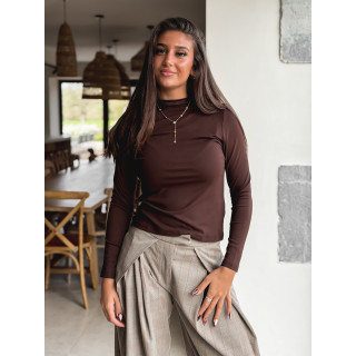 Blouse Maélisse - Chocolat