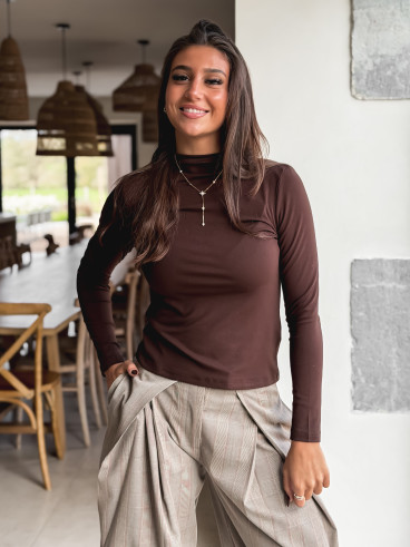Blouse Maélisse - Chocolat