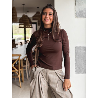 Blouse Maélisse - Chocolat