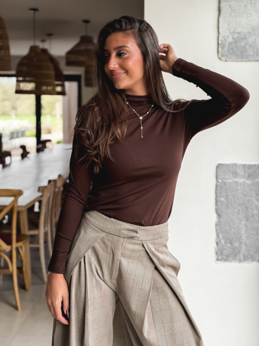 Blouse Maélisse - Chocolat