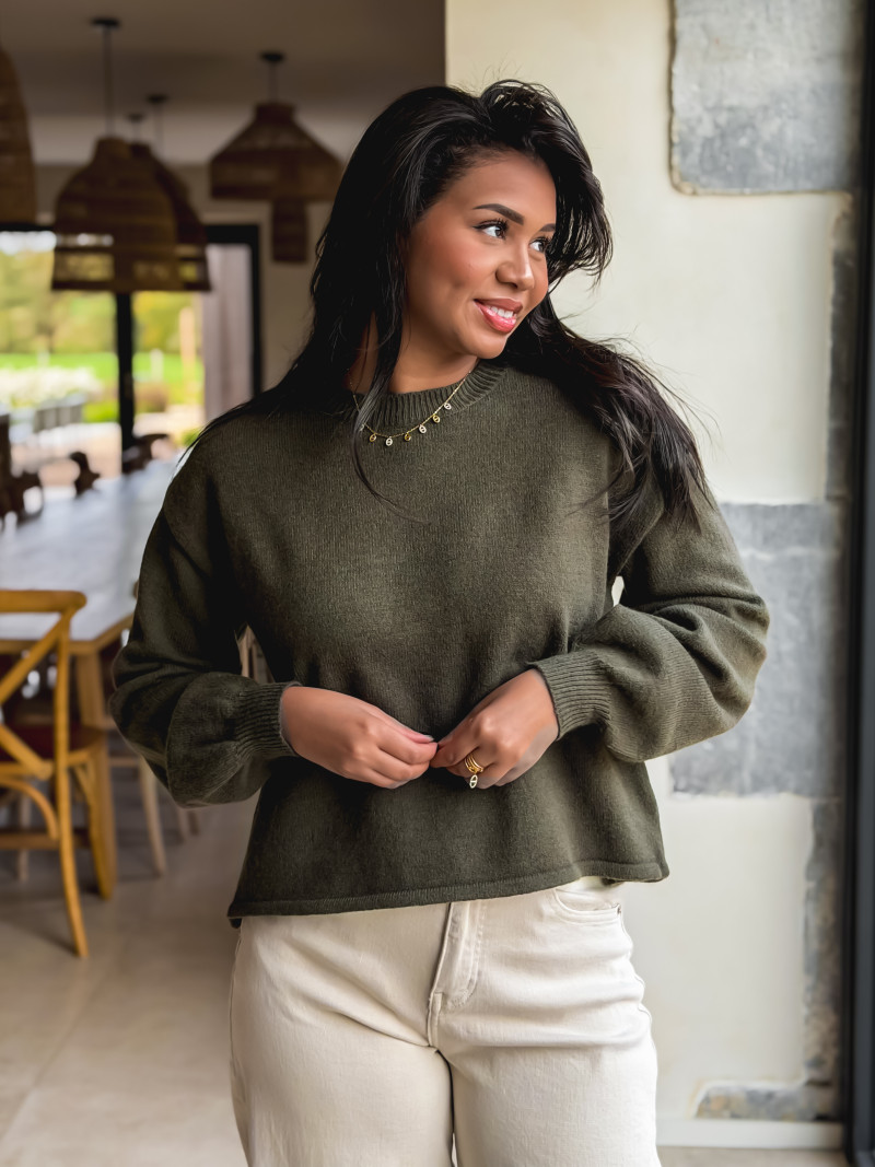 Pull Margaret - Kaki