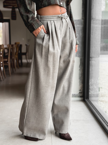 Pantalon Taïlys - Taupe Pantalon Taïlys - Taupe