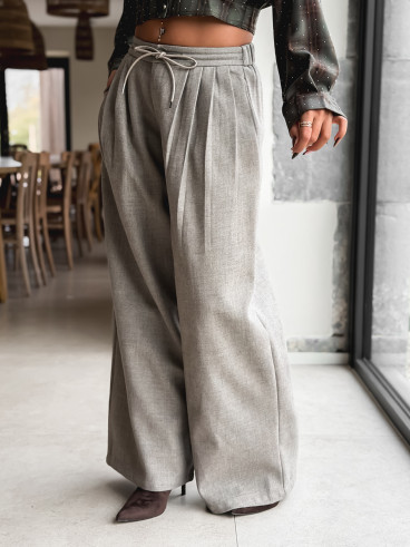 Pantalon Taïlys - Taupe Pantalon Taïlys - Taupe