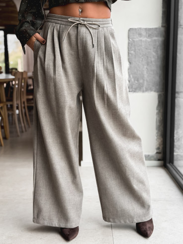 Pantalon Taïlys - Taupe Pantalon Taïlys - Taupe