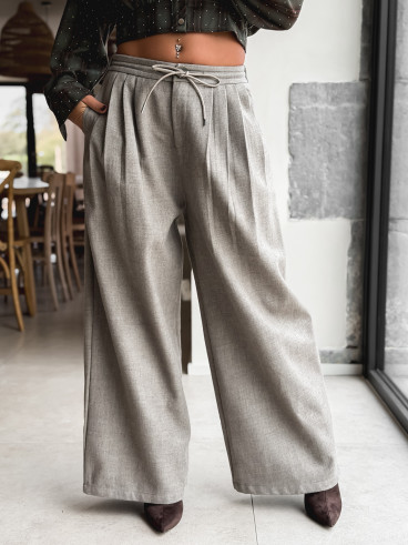 Pantalon Taïlys - Taupe Pantalon Taïlys - Taupe