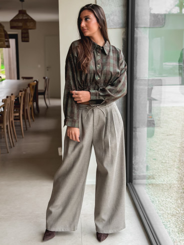 Pantalon Taïlys - Taupe Pantalon Taïlys - Taupe