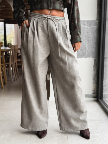 Pantalon Taïlys - Taupe Pantalon Taïlys - Taupe