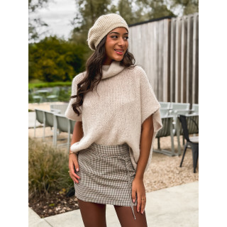 Pull col roulé Merve - Beige