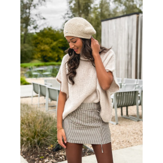Pull col roulé Merve - Beige