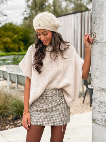 Pull col roulé Merve - Beige Pull col roulé Merve - Beige